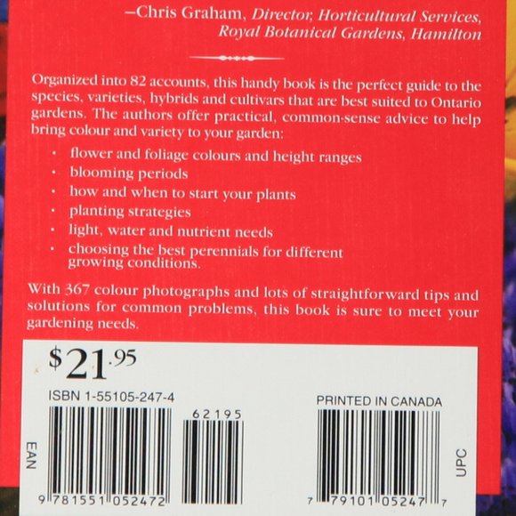 Annuals For Ontario: Publisher: Lone Pine Written-by Alison Beck & Kathy Renwald - Picture 3 of 4